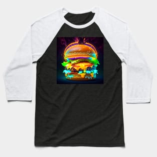 Burger Baseball T-Shirt